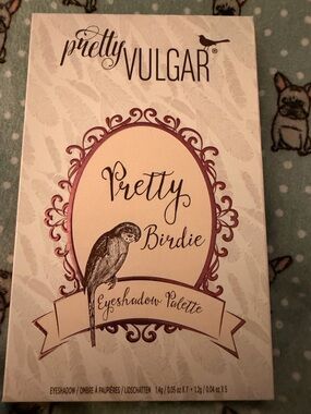 Pretty Vulgar Pretty Birdie Eyeshadow Palette - Cream and Purple Accents
